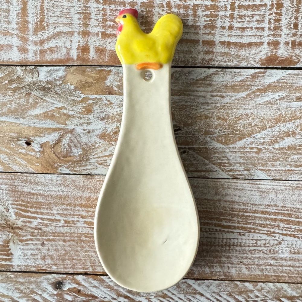 🐔Rooster Farmhouse Handmade Decor / Spoon Rest🐔